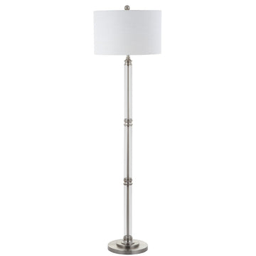 Ralph 60" Metal/Glass Floor Lamp - JONATHAN Y